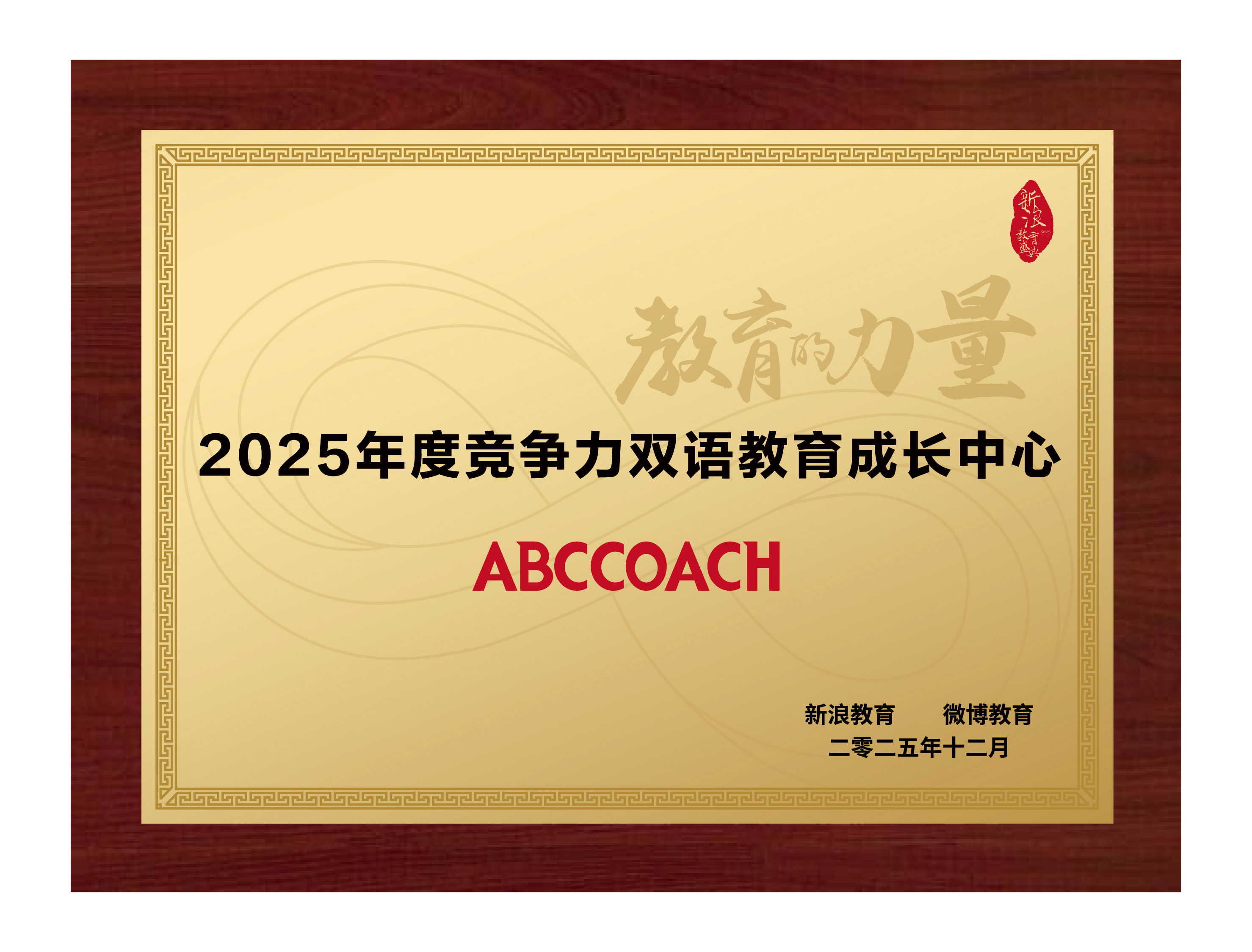 2025新浪教育评选<br>竞争力教育成长中心