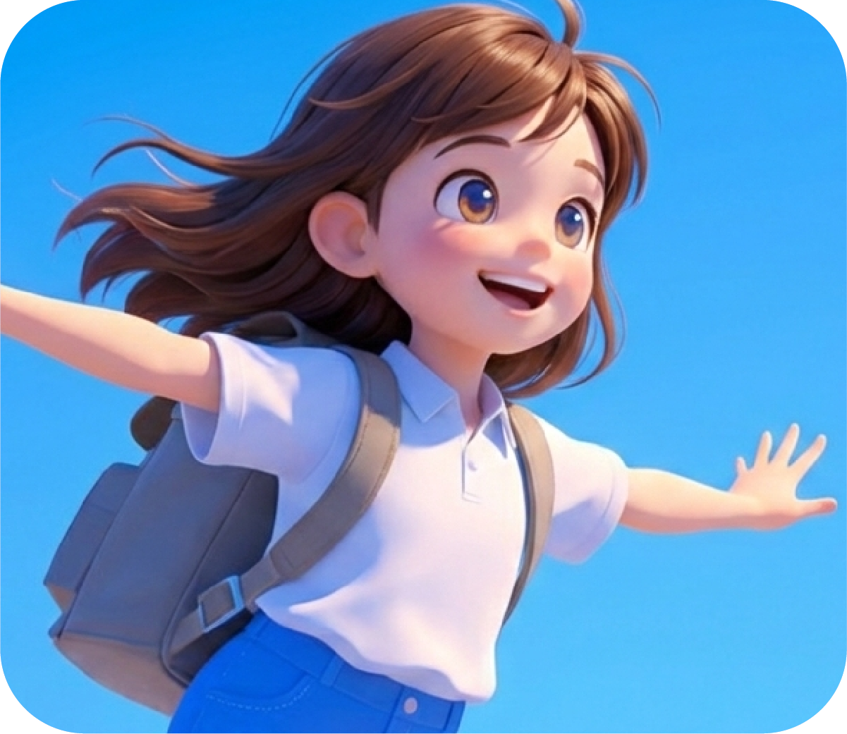 3年级的刘子萌同学：